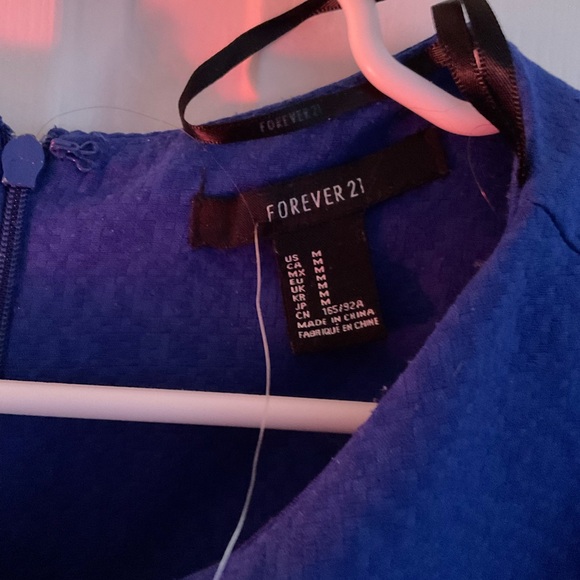 Forever 21 Navy Body Con Dress - Picture 3 of 4